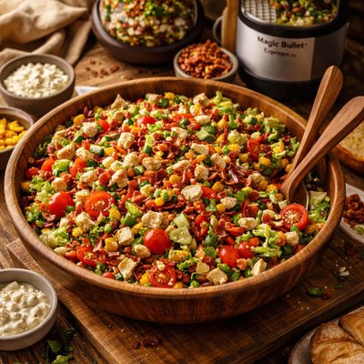 Image of Chopped Salad for a Crowd Magic Bullet Express Trio