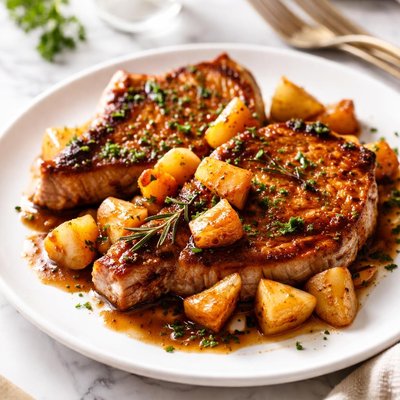 Image of Chops and Chunky Apples