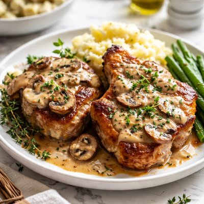 Image of Chops with Mushroom Gravy