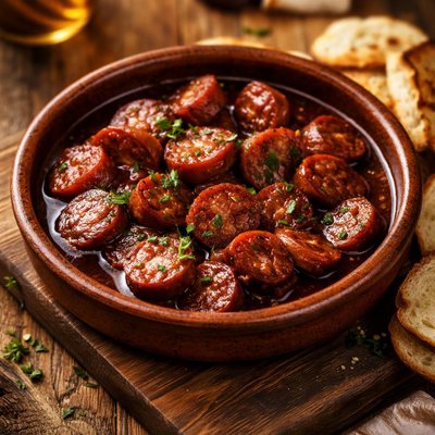 Image of Chorizo Al Vino Chorizo in Red Wine