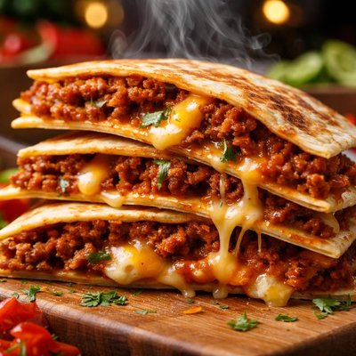 Image of Chorizo and Cheese Quesadillas