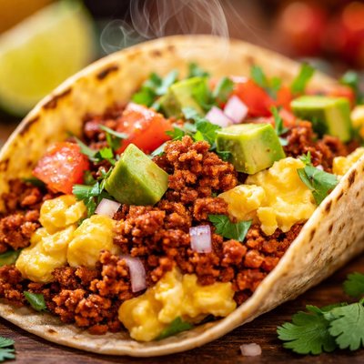 Image of Chorizo and Egg Taco