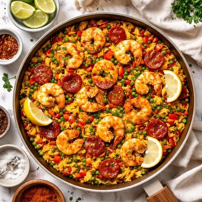 Image of Chorizo Shrimp and Rice