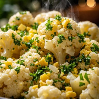 Image of Chou Fleur Persill Cauliflower with Egg and Parsley