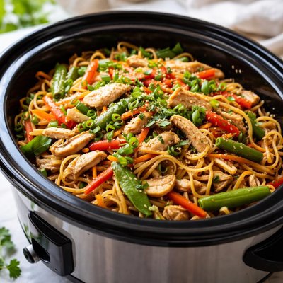 Image of Chow Mein in the Crock Pot