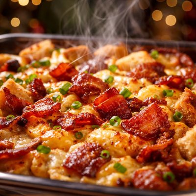 Image of Christmas Breakfast Bacon Casserole