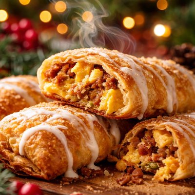 Image of Christmas Breakfast Strudels