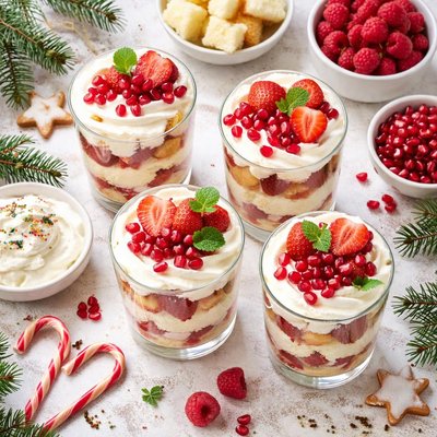 Image of Christmas Cake Parfaits