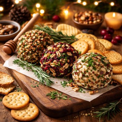 Image of Christmas Cheese Balls