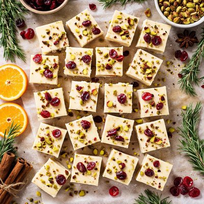 Image of Christmas Cranberry Fudge