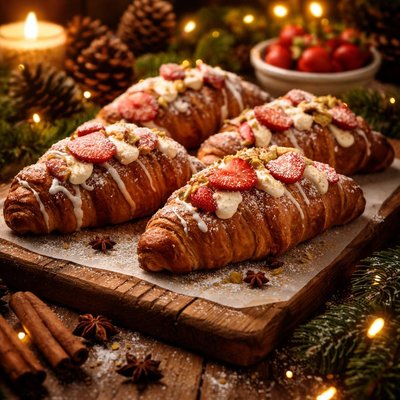 Image of Christmas Croissant Dessert