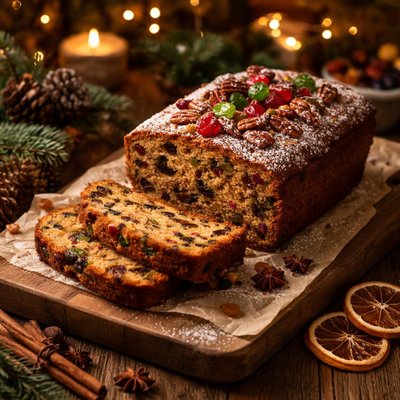 Image of Christmas Fruitcake Eggless