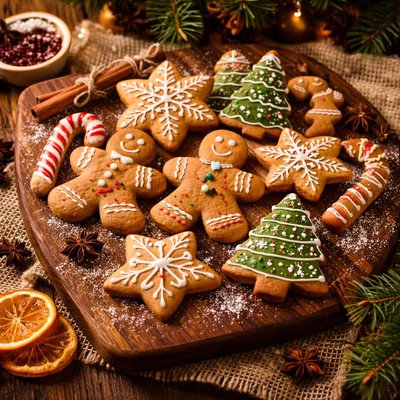 Image of Christmas Gingerbread Cookies
