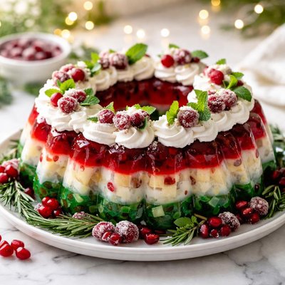 Image of Christmas Jello Salad