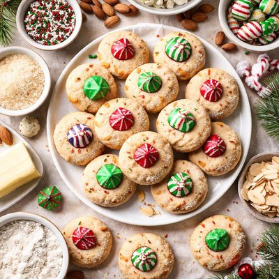 Image of Christmas Kissmas Almond Cookies