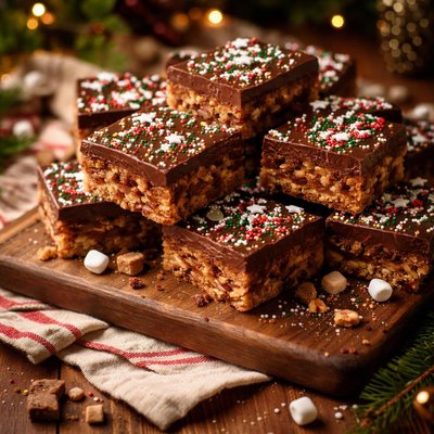 Image of Christmas Mars Bar Slice