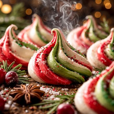Image of Christmas Meringue Kisses