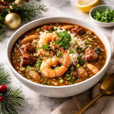 Image of Christmas on the River Seafood Gumbo