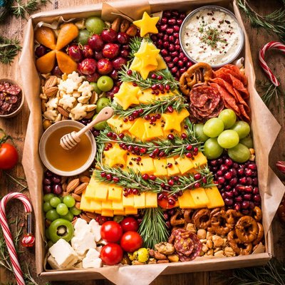 Image of Christmas Package Cheese Snack