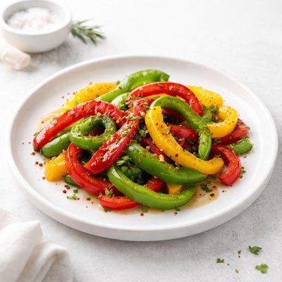 Image of Christmas Sauteed Bell Peppers
