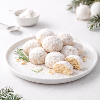 Image of Christmas Snowball Cookies