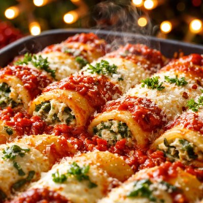 Image of Christmas Vacation Manicotti Casserole