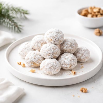 Image of Christmas Walnut Snowballs