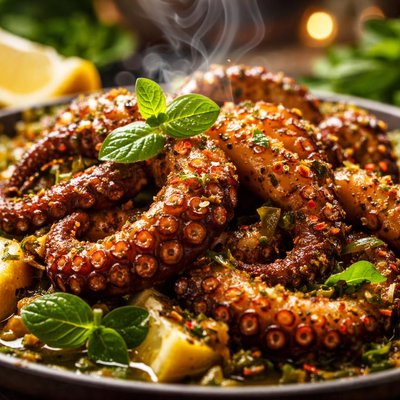 Image of Chtapodi Ladorigani