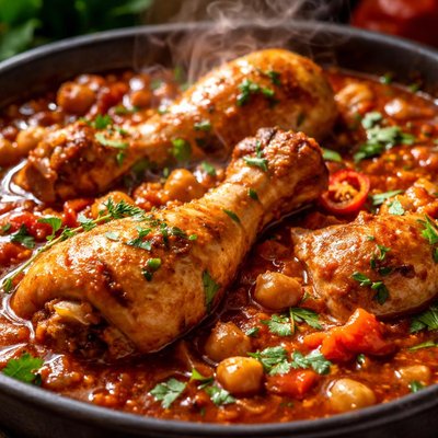 Image of Chtitha Djedj Algerian Chicken in Sauce