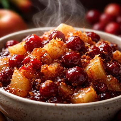 Image of Chunky Apple and Cranberry Sauce