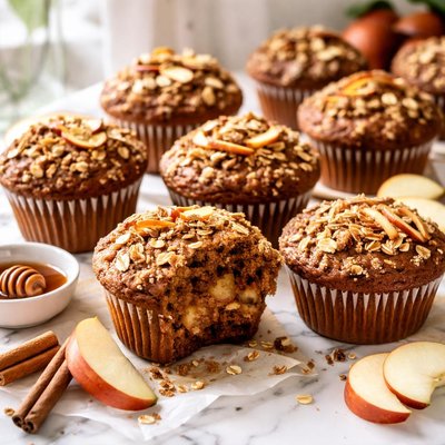 Image of Chunky Apple Molasses Muffins