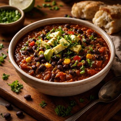 Image of Chunky Black Bean Soup