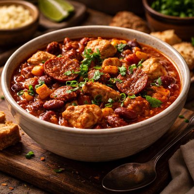 Image of Chunky Chicken and Chorizo Chili