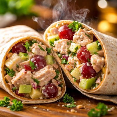 Image of Chunky Chicken Salad Wraps Ww