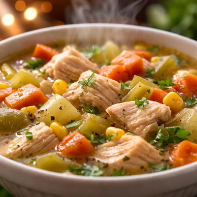 Image of Chunky Chicken Vegetable Soup
