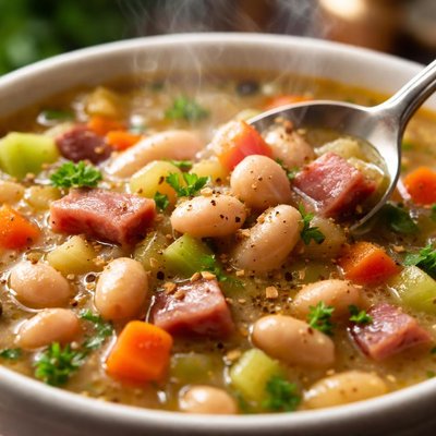 Image of Chunky Navy Bean Soup