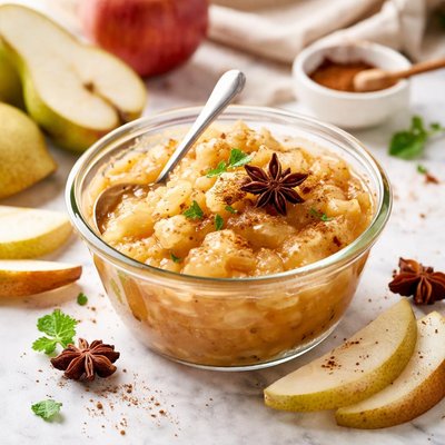 Image of Chunky Pear and Applesauce