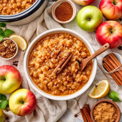 Image of Chunky Slow Cooker Applesauce