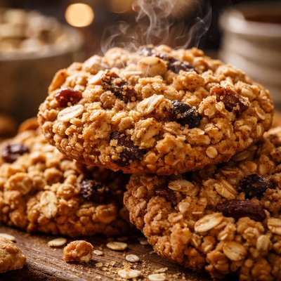 Image of Chunky Spiced Oatmeal Cookies