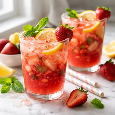 Image of Chunky Strawberry Lemonade