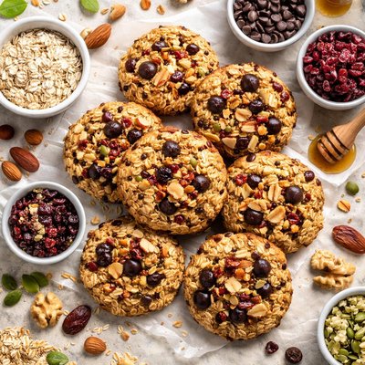 Image of Chunky Trail Mix Breakfast Cookies