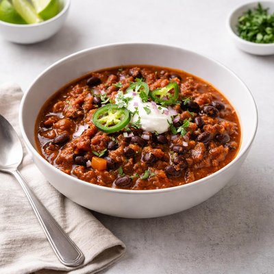 Image of Chunky Two Bean Beef Chili