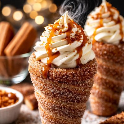 Image of Churro Ice Cream Cones