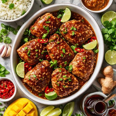 Image of Chutney Rum Chicken