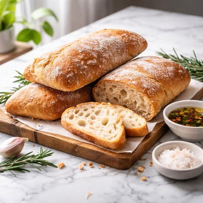 Image of Ciabatta Crusty Slipper Bread