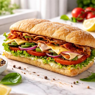 Image of Ciabatta Subway Sandwhich