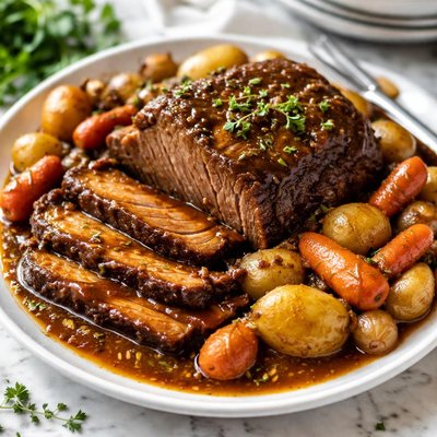 Image of Cider and Molasses Pot Roast Pressure Cooker