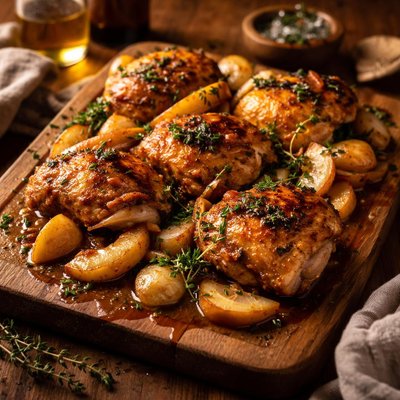 Image of Cider Braised Chicken