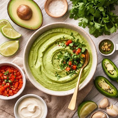 Image of Cilantro Cream Sauce Tastes Like Guacamole