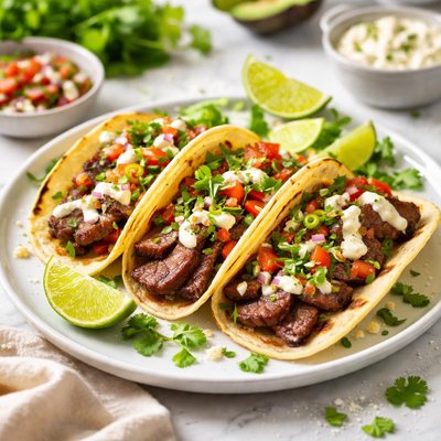 Image of Cilantro Lime Steak Tacos